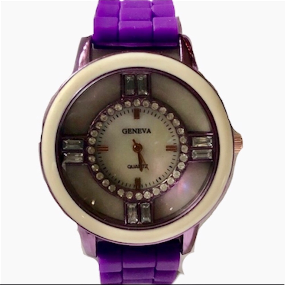 Geneva Silicone jelly watch